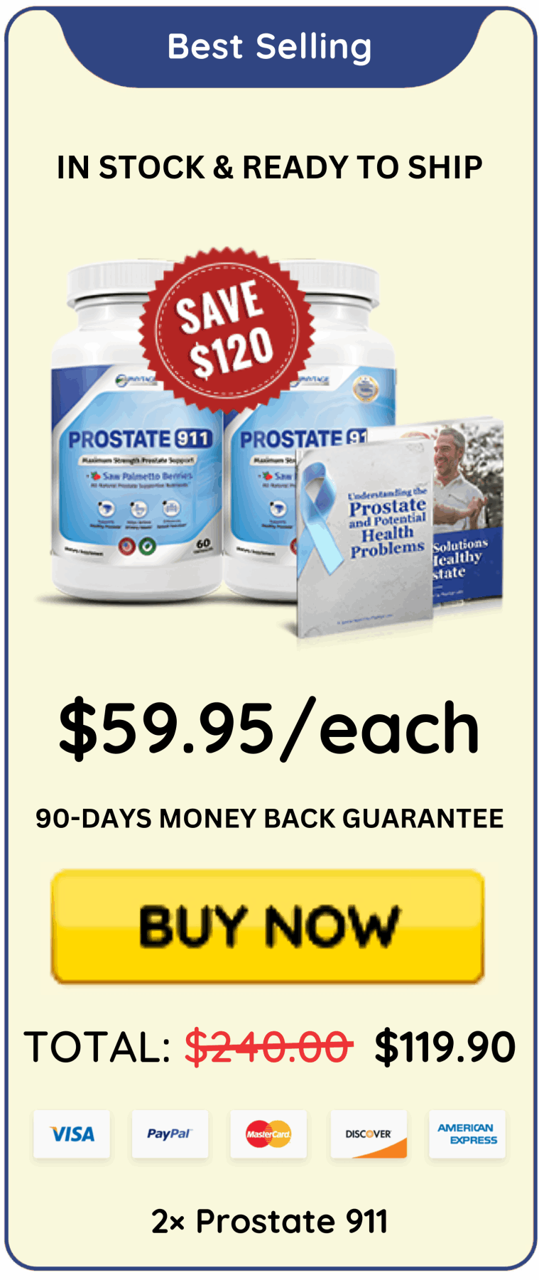 Prostate 911 Best offer price